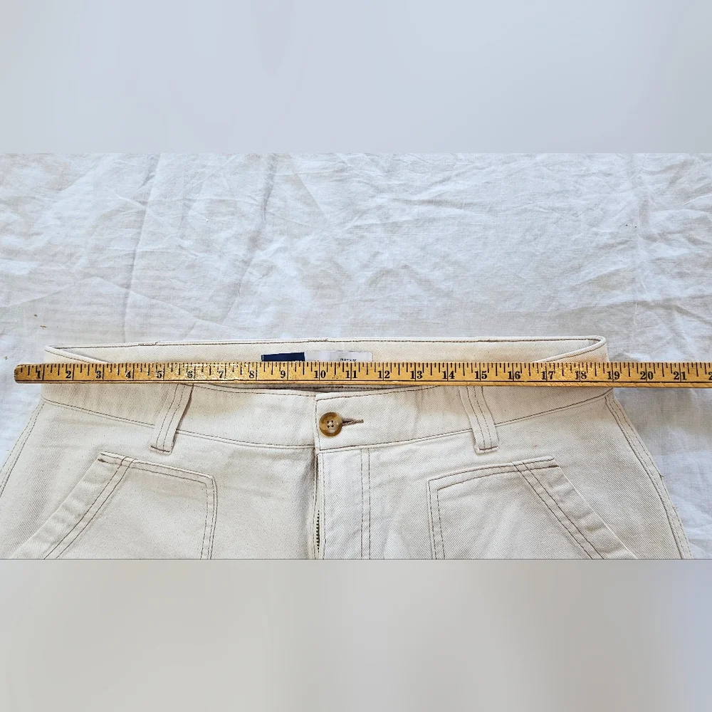 Old Navy Cream Straight Leg Pants - Picture 6 of 9